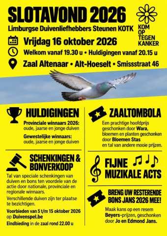 Affiche slotavond